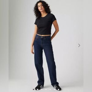 Levi's Dark Blue Low Pro Jeans